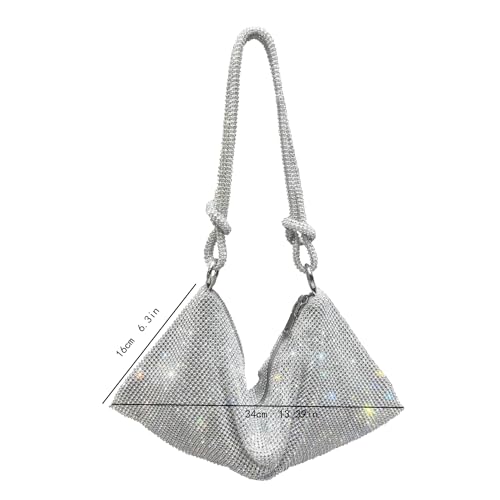 Rhinestone Shoulder Bags for Women Women's Handbags Handmade Evening Clutch Bags Top Handle Bag for Party3