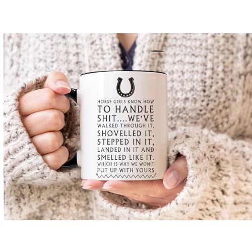 Funny Horse Mugs Coffee, Taza para amantes de caballos miniatura 4