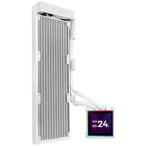 Lian Li HydroShift II LCD-S 360 UNI FAN CL Weiß | 360 mm AiO-Wasserkühlung mit 3 4 IPS-Display Leistungsstarke Kühlung mit atemberaubender RGB-Beleuchtung