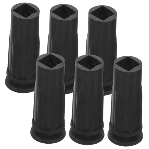 ELAYARD 6 Piezas Soporte para Árbol de Navidad Negro Base Práctica y Duradera para Decoración Navideña Fácil de Instalar y Estable para Árboles Artificiales