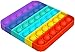 Produktbild LurcarLE Fidget Toy Push Pop Übergroß Rainbow Brettspiele Stress Reliever Spielzeug Autismus Stressabbau Spielzeug Pop Pop Bubble Fidget Sensory Toys (Rainbow)