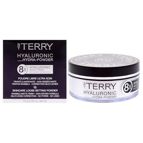 By Terry Hyaluronic Hydra-Powder | Colorless, Loose Face Setting Powder Infused with Hyaluronic Acid | 10g (0.35oz)