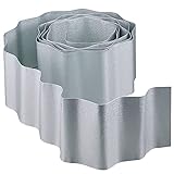 workingHOUSE - Separador de Metal para jardín - Bordillo para Separar Plantas en el jardín - Bordillo de césped Flexible, Separador para Secciones del jardín - (5m x 15cm) 1 ud.