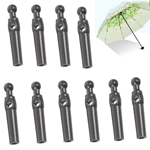 Perles De Queue De Parapluie,10 Pièces Parapluie Queue Tête Perles,Kit De RéParation Pour...