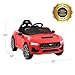 Best Choice Products Kids 12V Electric Ride On Car Officially Licensed Ford Mustang w/Parent Control, LED Lights, 2 Speeds, Bluetooth - Red