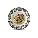 Spode Woodland Turkey Salad Plate