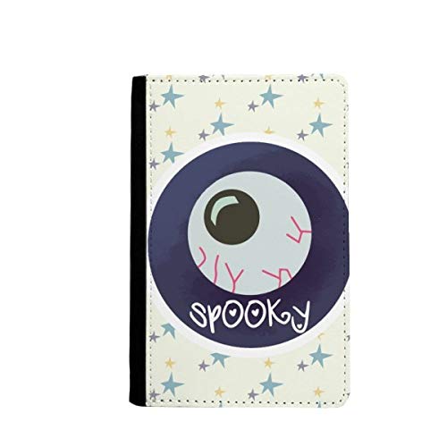 Étui portefeuille de voyage Halloween avec boule oculaire en relief