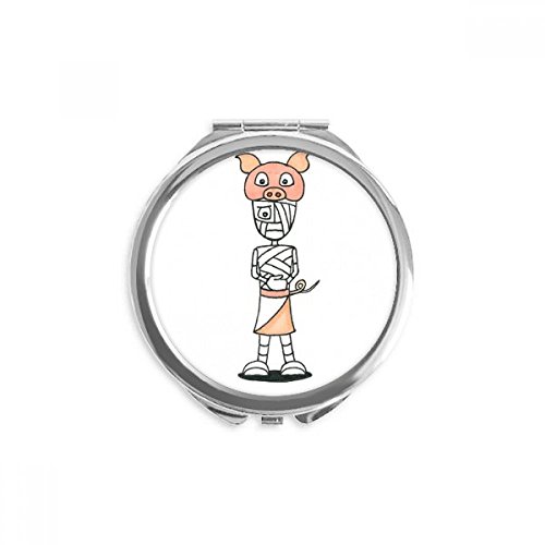 Miroir de poche égypte momie horus multicolore pour un cadeau original