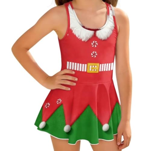 Image of KEIAHUAN Gymnastics Leotards for Girls Sleeveless Bodysuit Dance Leotards Performance Costume
