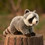TAMMYFLYFLY Stuffed Toy 12" Raccoon Plush Stuffed Animal