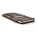 Dockem Provincial Wallet Sleeve for iPhone 11-15 Pro Max, 14-16 Plus, XS Max, 6-8 Plus (6.5/6.7 inch) – Vintage Vegan Leather Pouch Cover with 2 Card Holder Slots [Brown]