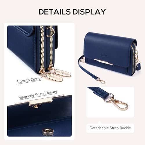 Image of Roulens Small Crossbody Bag for Women,Cell Phone Purse Women's Shoulder Handbags Wallet Purse with Credit Card Slots