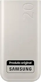 Bateria Carregador Portatil 3x USB-C 20000mAh Super Rapida 45W - Bege