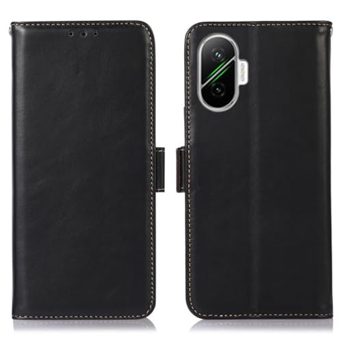 for Xiaomi for POCO F7 ケース 手帳型 本革 for シャオミ for POCO f7 牛革 カバー 財布型 高級本皮 クレイジーホースレザー シンプル手帳ケース 耐摩擦 サイドマグネット式 カード収納 大容量 3枚 横置きスタンド機