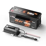 LiTime 24V 100Ah Bluetooth リン酸鉄リチウムイオンバッテリー 24V20A専用充電器 セット リモート管理機能 100A充放電電流 2560Wh電力量 5時間で満充電 4000回以上サイクル 低温保護 船検対応 LiFePO4バッテリー キャンピングカー 車中泊 エレキモーター トローリングモーター 船舶 釣り ソーラー発電 オフグリッド 防災予備電源に適用