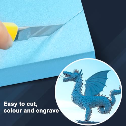 Mousse de bricolage Gohytal lot de 6 plaques pour modélisme et artisanat - 5