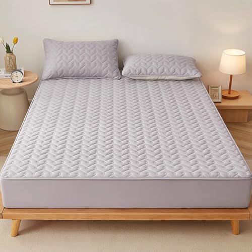 Coprimatrimonio   Colchón de 200 x 200 cm, 100 % algodón sanforizado, antiencogimiento, suave y protege el colchón de hasta 30 cm de altura, ideal para bodas y ocasiones especiales.