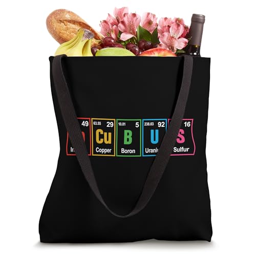 Bolsa Tote con Diseño de Tabla Periódica Science miniatura 4