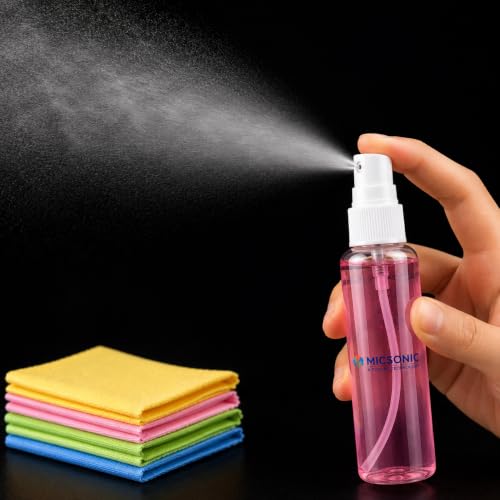 Image of Screen Cleaner Spray Kit with Premium Microfiber Cloth for Mobile, Laptop, TV, Monitor & Tablet (Pack of 2)