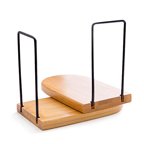 DECDEAL Prateleira de livros de bambu Suporte de livros para livros Prateleiras de parede Armazename