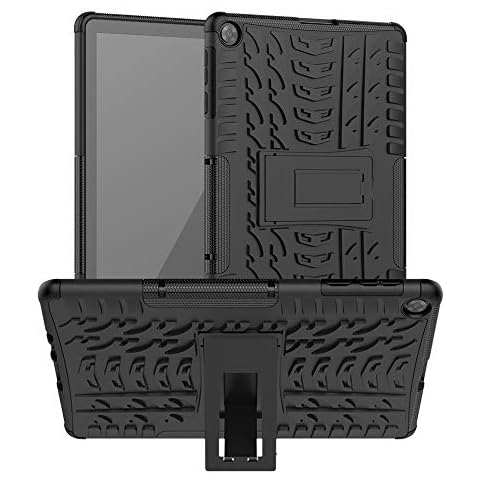 XITODA Case for Huawei MatePad T10 / T10s 2020, Hybrid PC + TPU Protective Case with Stand for Huawei MatePad T10s 10.1" AGS3-L09 AGS3-W09 / T10 9.7" AGR-L09 AGR-W09 Cover Protection(Black) Cover