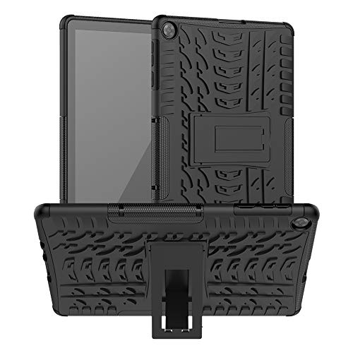 XITODA Funda para Huawei MatePad T10/T10S,TPU Silicone + PC Protección con Stand Carcasa para Huawei MatePad T10 AGR-L09 AGR-W09 9.7''/MatePad T10S AGS3-L09 AGS3-W09 10.1''Tablet,Negro