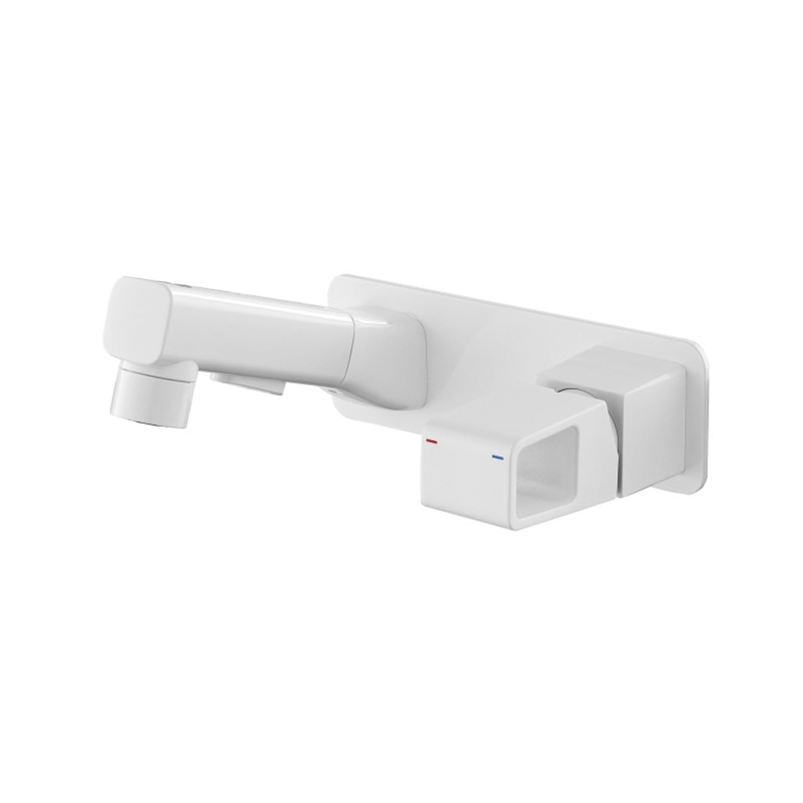 Grifo de baño con rociador extraíble, Grifo de Lavabo de baño de Montaje en Pared, Grifo de Lavabo de una manija, Grifo de Lavabo de baño, Grifo Mezclador de Lavabo Moderno