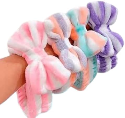 Faixa para Cabelo com Laço para Maquiagem e Skin Care