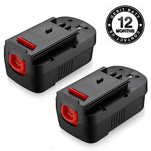 GERIT BATT 3.6Ah Replace for Black and Decker 18V Battery HPB18 HPB18-OPE 244760-00