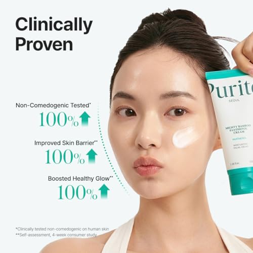 PURITO Panthenol 10% Barrier Cream | Face Moisturizer for Skin Barrier Repair | All skin types, sensitive and blemish-prone skin | Non-Comedogenic, Vegan | Korean Skincare, 100mL, 3.38 fl.oz - Image 5