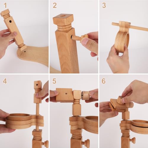 Image of Gosknor Embroidery Hoop Stand, 360 Rotatable Embroidery Holder