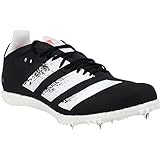 adidas Unisex-Adult Adizero Avanti Running Shoe, Black/White/Signal Coral, 9.5