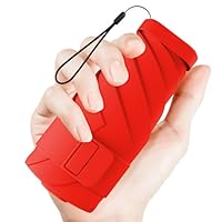 Mini Travel Folding Umbrella for Purse - UPF 50+ Sun & Rain UV Protection, Windproof Small Compact Lightweight Design Fits in Pocket or Bag, Portable Wallet Parasol for Commuter, Men Women Boys Girls