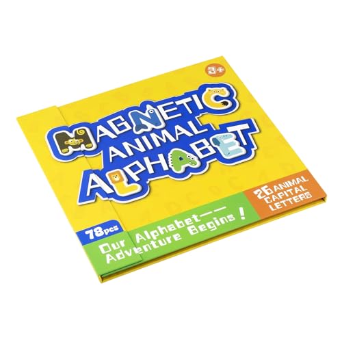 Letras magnéticas para – Juegos educativos con Animales – Imanes para | para niños a Partir de 3 años, niños y niñas, casa, Escuela, guardería, Viaje