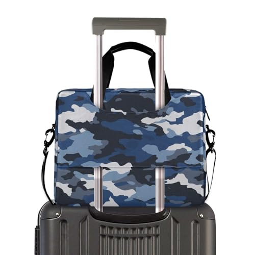 Funda Bandolera para Portátil 15.6" Azul Camuflado miniatura 4