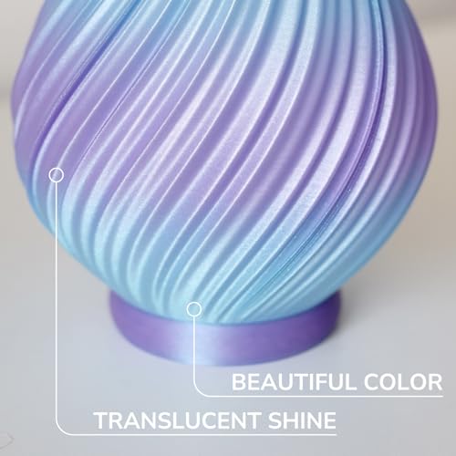 Image of Polymaker Panchroma PLA Filament 1kg, Gradient 3D Printing Filament 1.75mm | Celestial Blue-Purple, Neatly Wound PLA for Easy Print & Smooth Feeding. Compatible with Bambu Lab & Most 3D Printers