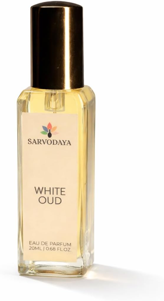 - White Oud Perfume 20ml by Sarvodaya Perfumes | Eau de Parfum | Luxurious Oud Fragrance | Long-Lasting Perfume for Men and Women | Premium Unisex Perfume | Perfect for gift 20ml