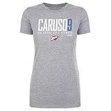 500 LEVEL Alex Caruso Oklahoma City Thunder Shirt for Women - Alex Caruso Oklahoma City Thunder Elite WHT (Heather Gray, X-Large)