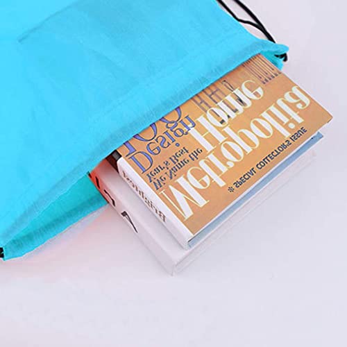 Quesuc 15 stuks drukbare gymtas, nylon trekkoordtas, kleurrijke feesttas, doe-het-zelf-feestrugzak, cadeautas, juttas, sporttas, geschikt voor Pasen, school, verjaardag - Image 6