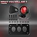 Amazicha LED Tail Rear Light 3/4