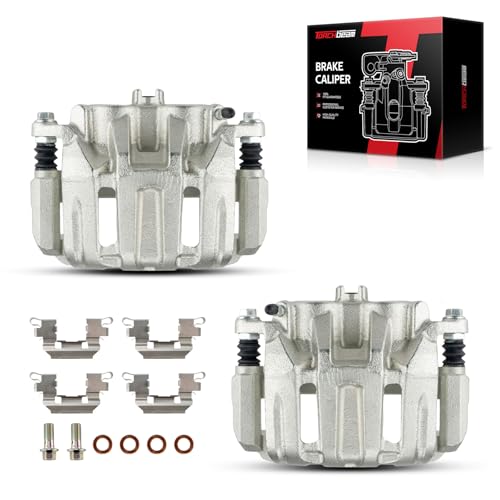 Image of Torchbeam Front Brake Calipers Set for Honda 2012-2016 CR-V 2.4L, Honda 2007-2011 CR-V, Honda 2005-2010 Odyssey, Front Left and Front Right Calipers Replace # 19B2958+19B2959