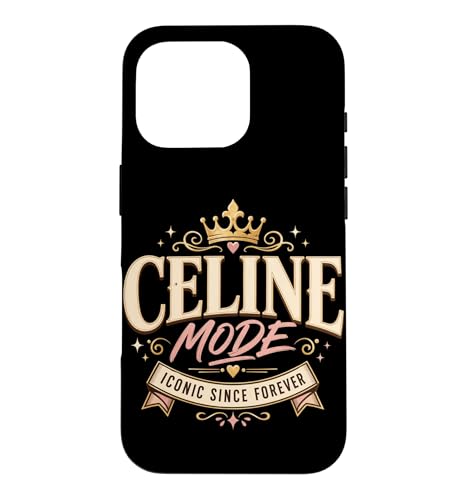 Celine Mode �ے��I�Ȗ����N���E�� �O���t�B�b�N Since Forever Name �X�}�z�P�[�X iPhone 16 Pro �p