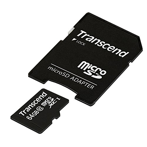 旧モデル Transcend microSDXCカード 64GB Class10 TS64GUSDXC10