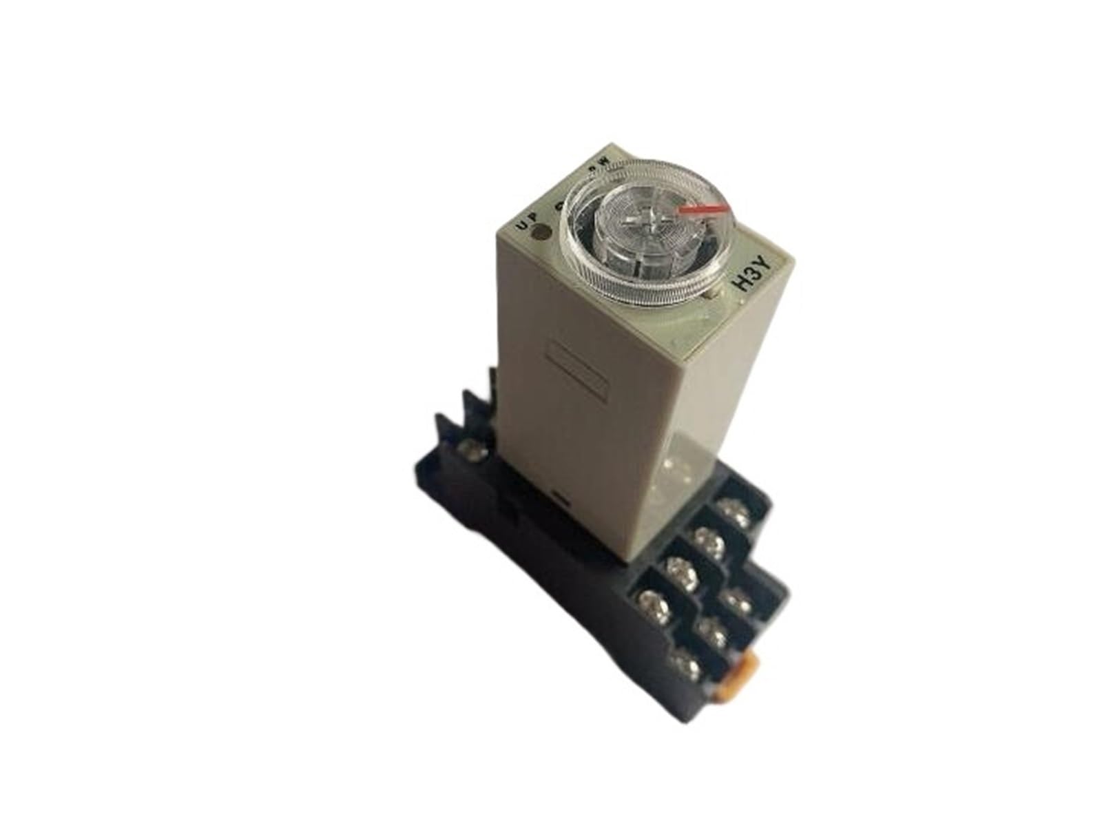 Relé de retardo H3Y-2 de 30M con base para control estable de circuitos DC12V 7