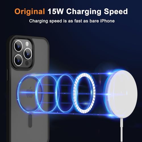 Image of MOCCA Magnetic Shockproof for iPhone 12 Pro Max Case,Black