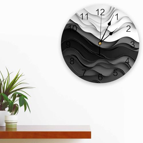 Reloj de Pared de 10 Pulgadas Silencioso y Elegante miniatura 3