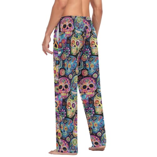 ALAZA Shells Pajama Pants Mens Lounge Pjs Men's Pajama Bottoms with Pockets Drawstring S 5