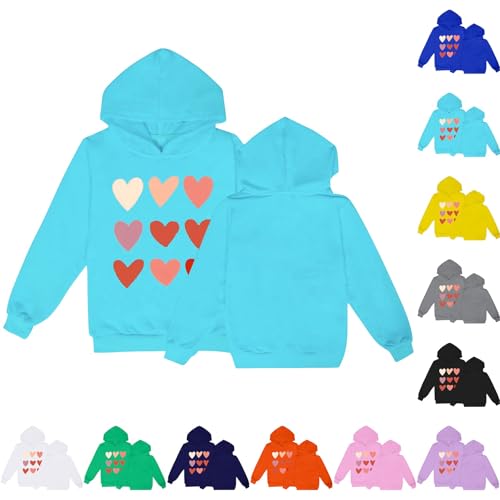 Toddler Baby Boy Girl Casual Hoodie Sweatshirt Pullover Long Sleeve Hoodies Tops Kids Fashion (White, 13-14 Years)3