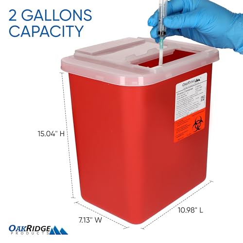 image for Oakridge Products Large Sharps Container for Home Use and Professional