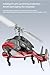 RC ERA A61 Single Rotor RC Helicopter with 2.4G Remote Control, 1/53 Scale 4CH Little Air-Wolf RC Helicopter Model with One-Key Takeoff/Landing for Enthusiasts - 2 Battery